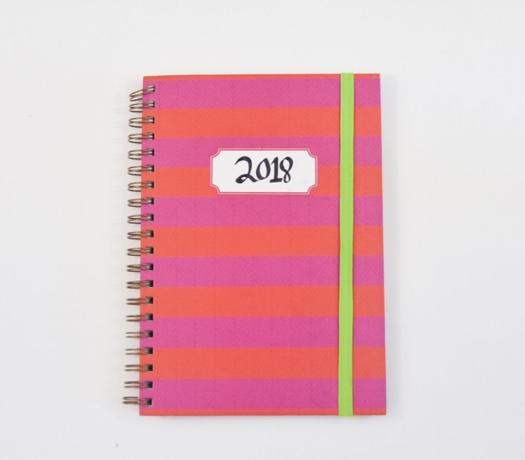 DIY 2018 calendar agenda planner 6