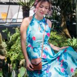 Montreal beauty fashion lifestyle blogger blog botanical gardens cactus dress Modcloth Nine West booties vintage leather crossbody purse 2