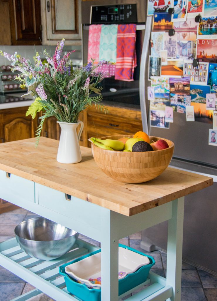 Ikea Forhoja kitchen island cart 2 Montreal DIY lifestyle blog budget kitchen remodel