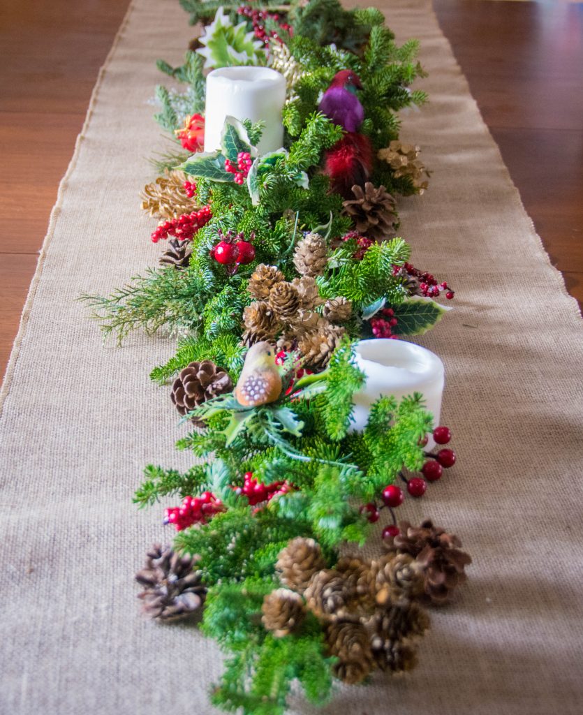 evergreen fir tree centrepiece easy Christmas decor Montreal lifestyle fashion beauty blog 1