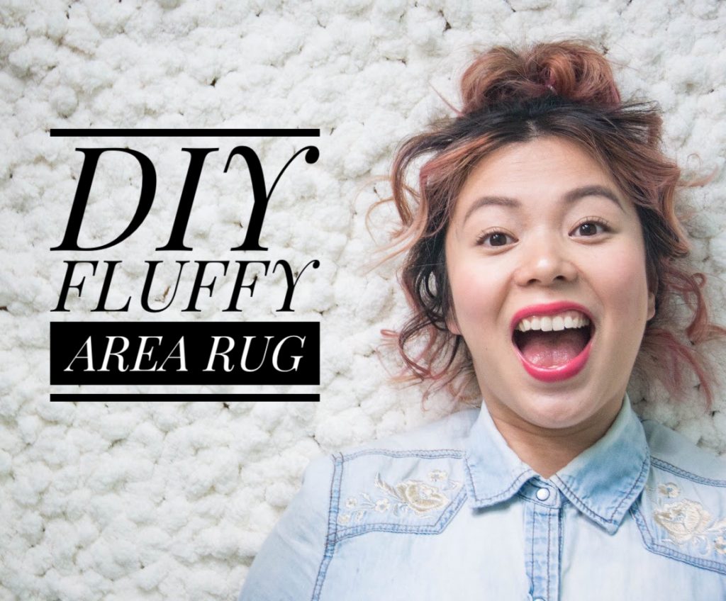 DIY fluffy rug Montreal lifestyle fashion beauty blog 2