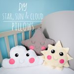 DIY star sun cloud pillow cushion Montreal lifestyle fashion beauty blog 2