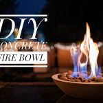 night time DIY concrete fire bowl Montreal lifestyle beauty fashion blog 2