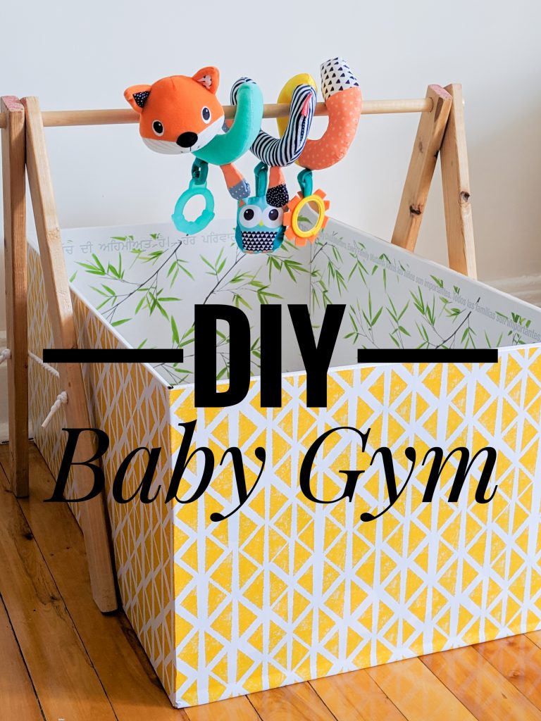 DIY Baby Gym Montreal lifestyle blog