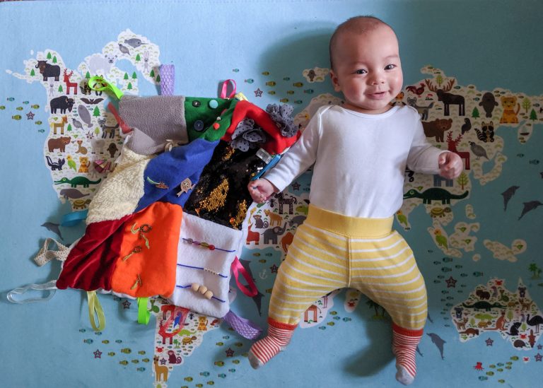 DIY Sensory Blanket Eclectic Spark