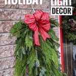 DIY holiday christmas porch light decor Montreal lifestyle fashion beauty blog
