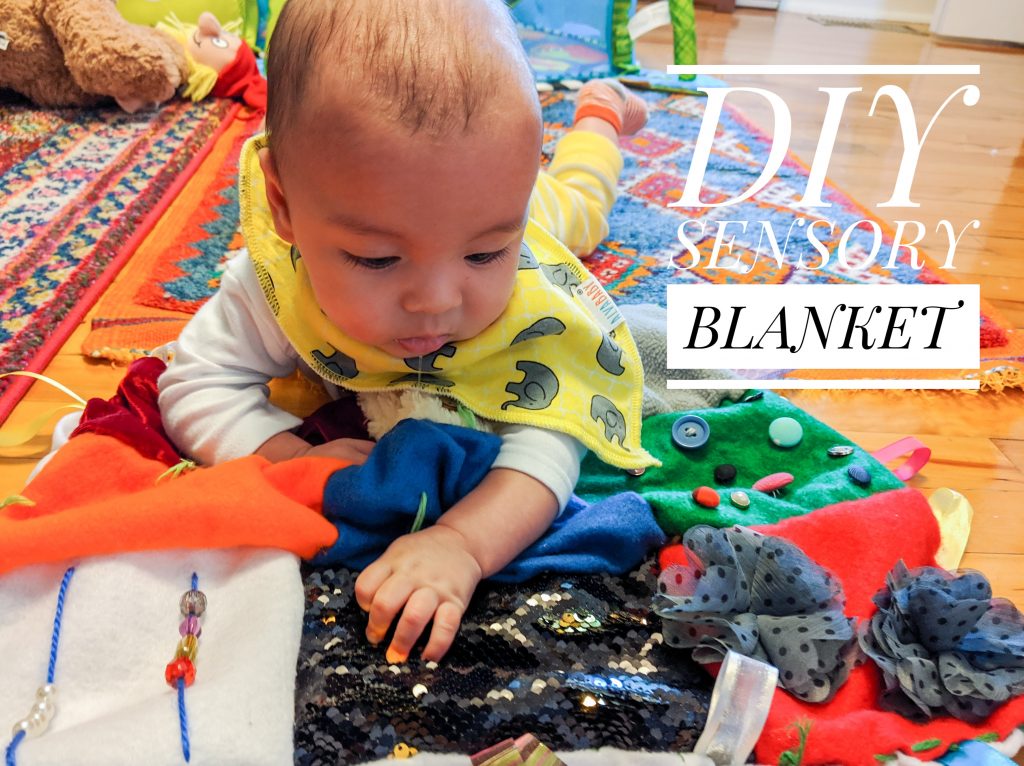 DIY sensory blanket Montrea llifestyle fashion beauty blog