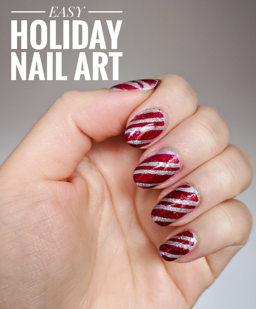 easy DIY holiday Christmas nail art Montreal beauty fashion lifestyle blog