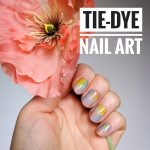 tie-dye nail art Easter spring manicure Montreal beauty fashion lifestyle blog 3