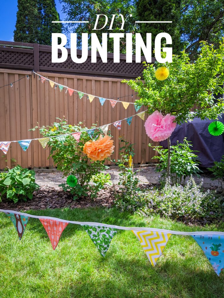 DIY birthday party bunting banner Montreal lifestyle fashion beauty blog 4