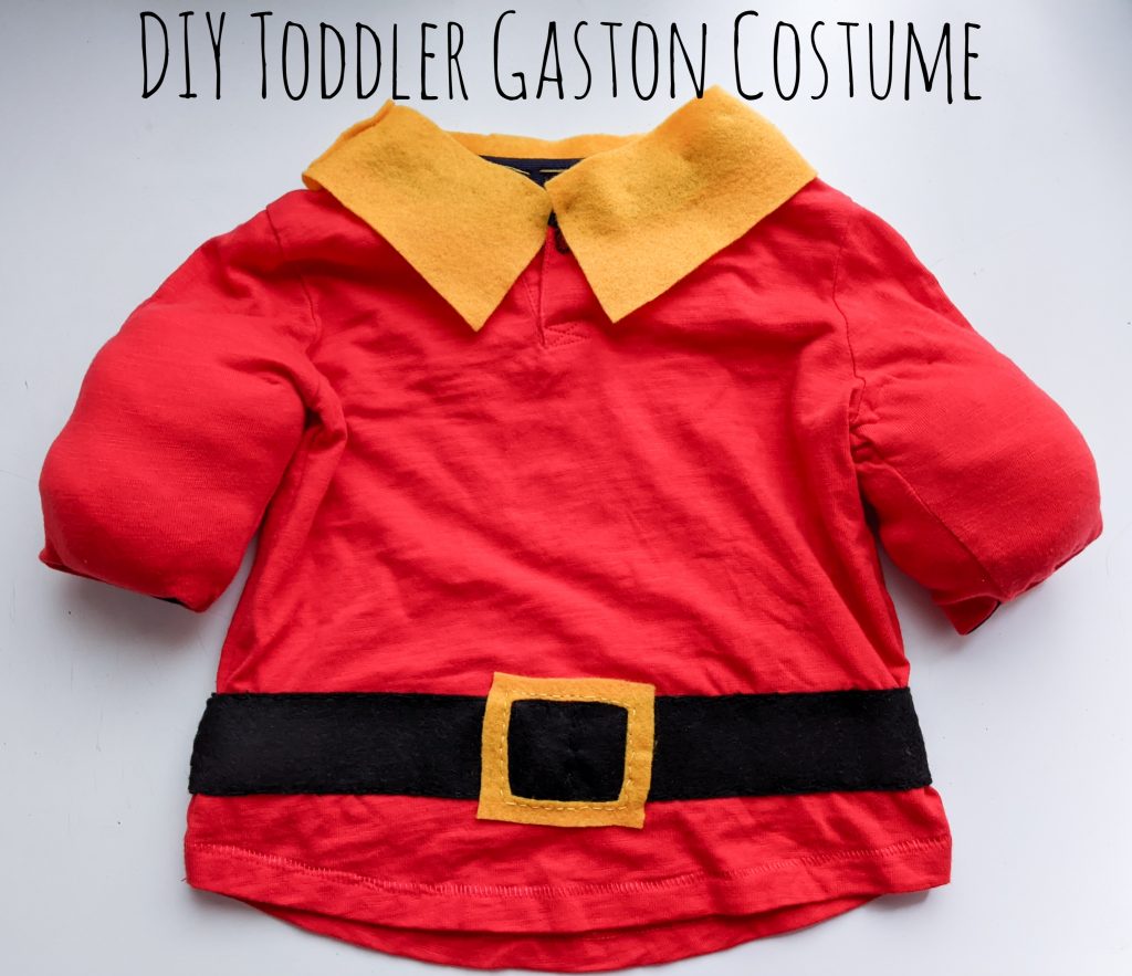 DIY toddler Gaston Halloween costume Montreal lifestyle fashion beauty blog