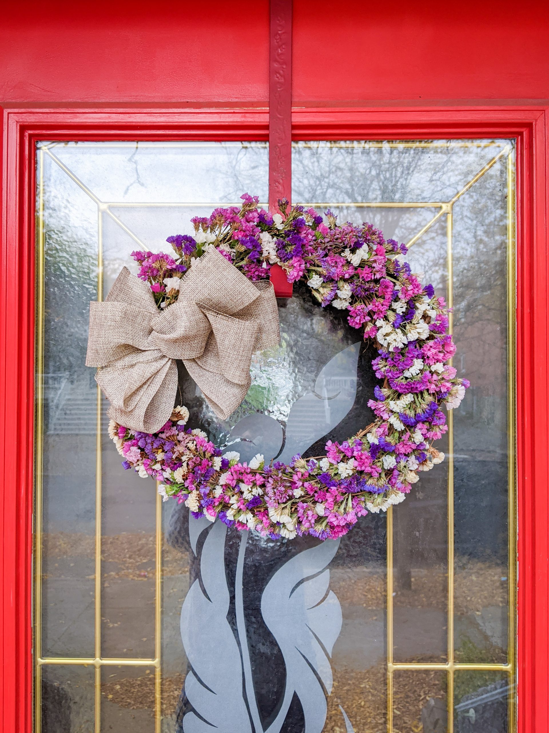 DIY Dried Floral Wreath Eclectic Spark