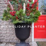 DIY easy holiday planter Montreal lifestyle fashion beauty blog 2