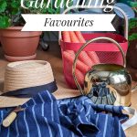 IKEA Risatorp basket Sophie Conran waist apron Love & Lore straw hat H&M gold watering can gardening gear favourites Montreal lifestyle fashion beauty blog