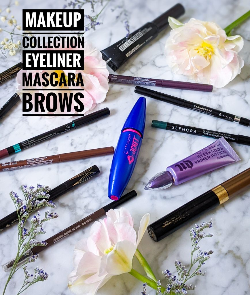 makeup collection brows eyeliner mascara