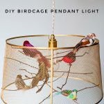 DIY birdcage pendant light Montreal lifestyle fashion beauty blog