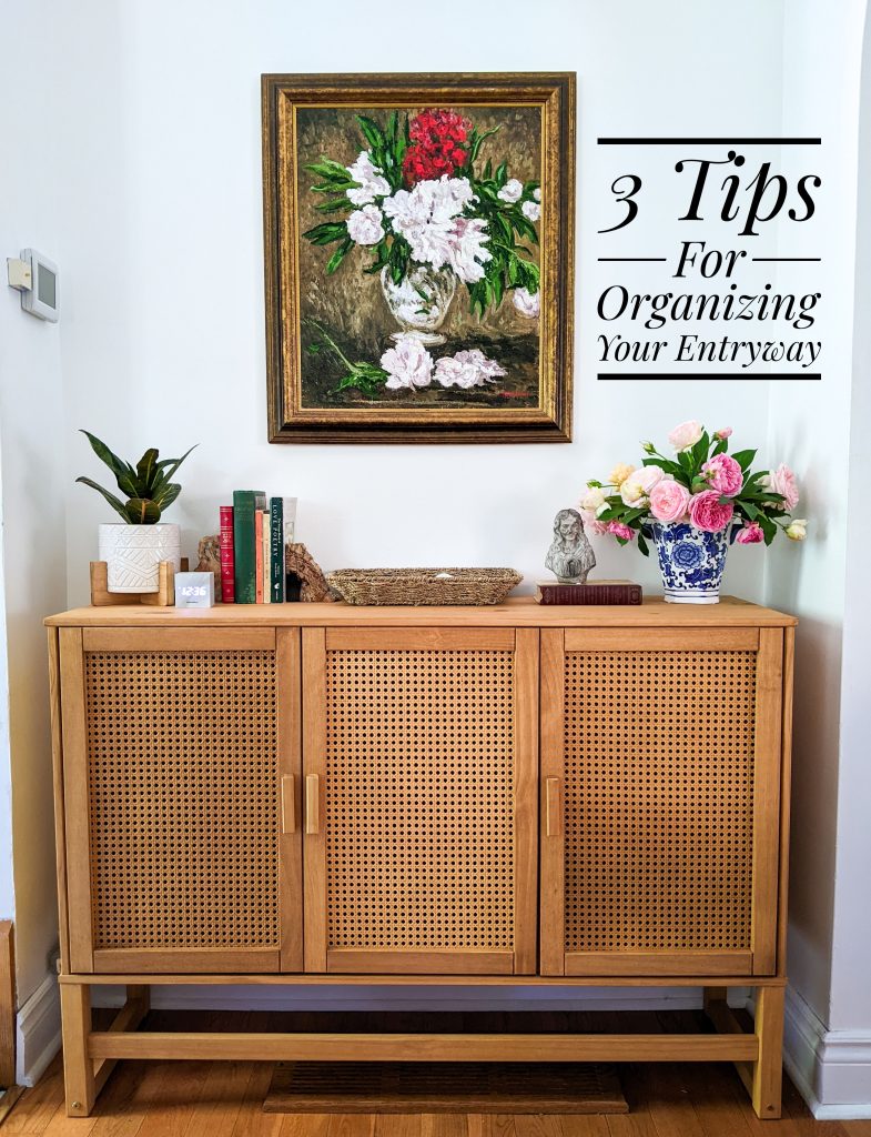 organizing entryway Montreal lifestyle fashion beauty blog